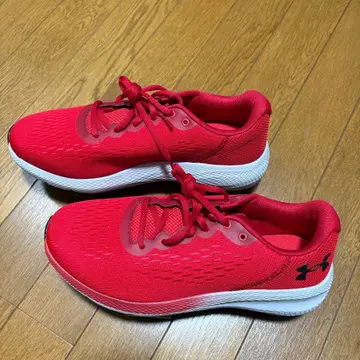 [ 새상품급 ] 언더아머 러닝화 27cm/빨간색