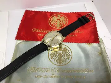 빈티지 시티즌 크로노미터 31석 대독수리 메달리온 골드 컬러