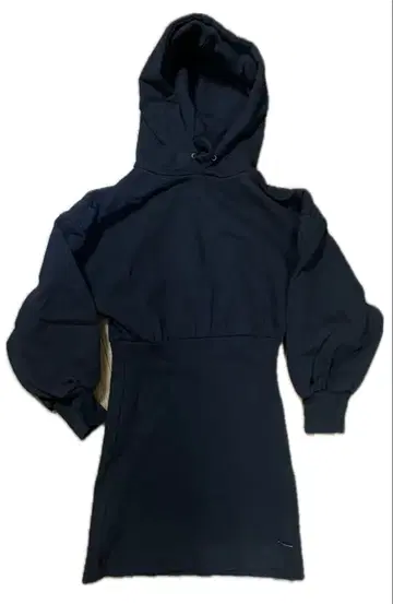 Chico 후드 부착 블랙 원피스 F 사이즈