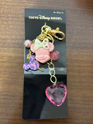 디즈니 미니 캔디 초코 키체인 데코 하트