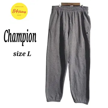 Champion 스웨트 팬츠 저리 눈알 로고 멜란지 남성용 L