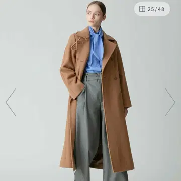 알아바일 스플릿 래글런 롱 코트