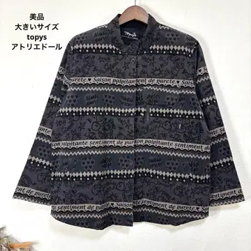 새상품급 빅 사이즈 topys 아틀리에 인형 코듀로이 골프웨어