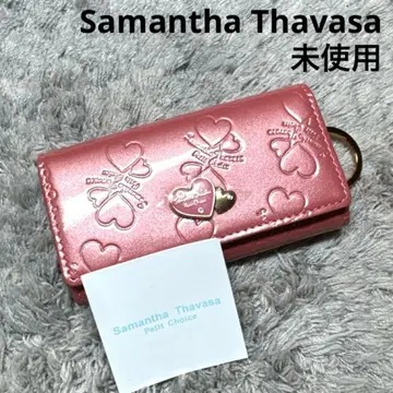 [ 미사용 ] Samantha Thavasa 키케이스 에나멜 핑크