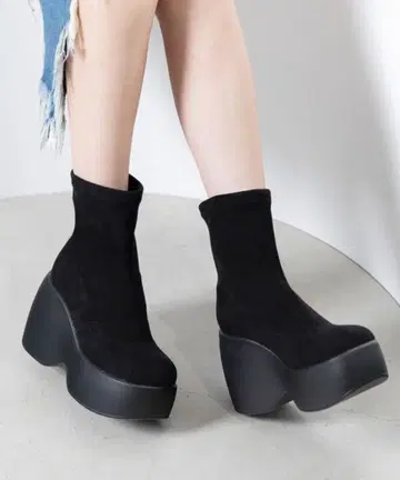 attagirl 볼륨 밑창 스트레치 부츠