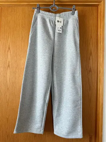 UNIQLO C 블랙 맨투맨 와이드 팬츠 S 새상품