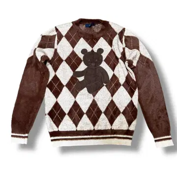 미사용 새상품 Callaway 아가일 무늬 스웨터 S