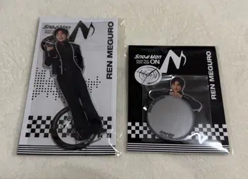 메구로 렌 아크릴 스탠드 거울 스티커