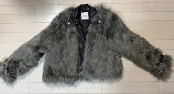 GYDA 레이어드 에코 퍼 라이더 자켓