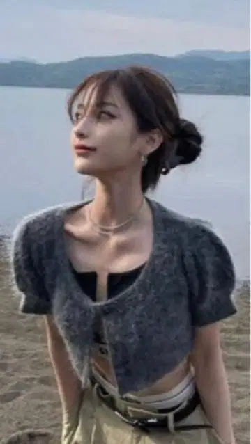 melt the lady nano mohair cardigan