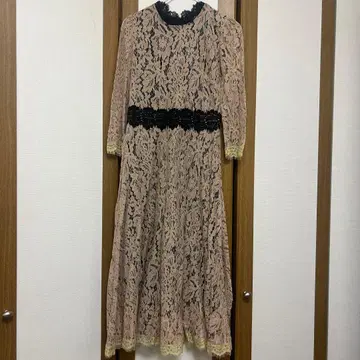 엘레강트한 레이스 롱 원피스