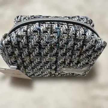 새상품 폴앤조 액세서리 트위드 집시 파우치 블랙