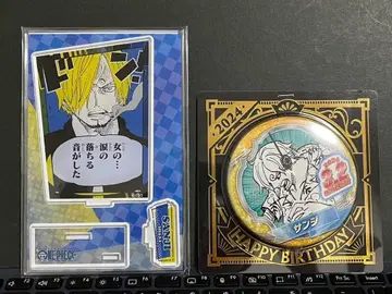 원피스 2024년 상디 생일 캔뱃지, 아크릴 스탠드