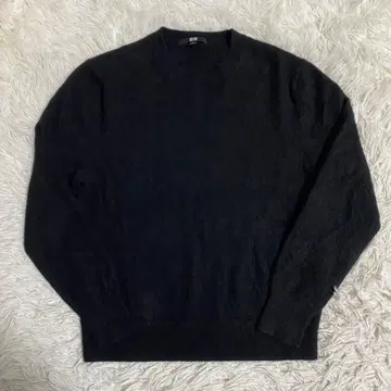 UNIQLO 캐시미어 100% 크루넥 스웨터 블랙 M 사이즈