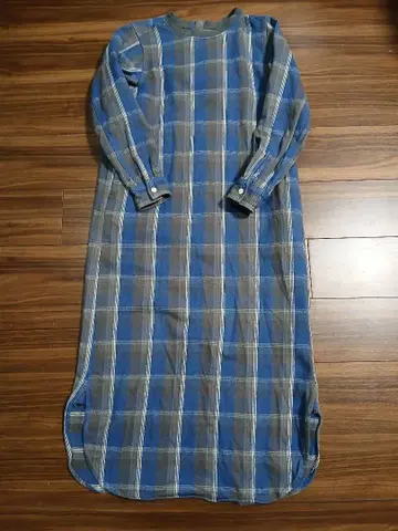 빔즈 보이 워크 체크 원피스 원피스 beams