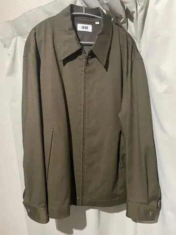 유니클로 U 집업 블루종 L 사이즈