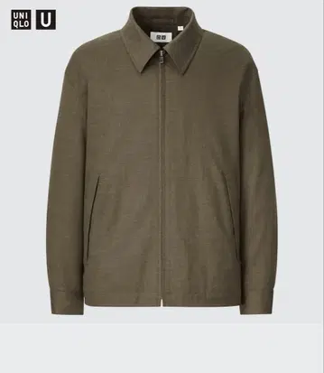 유니클로 U 집업 블루종 L 사이즈