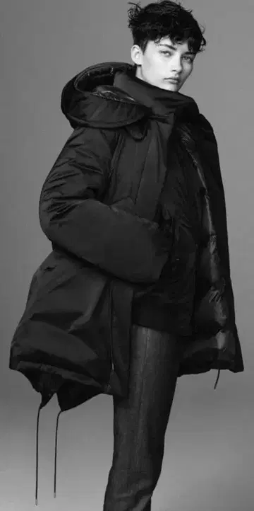 +J 플러스J 다운 숏코트