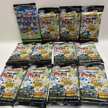 이나즈마 일레븐 스티커껌 5 11팩 플러스1