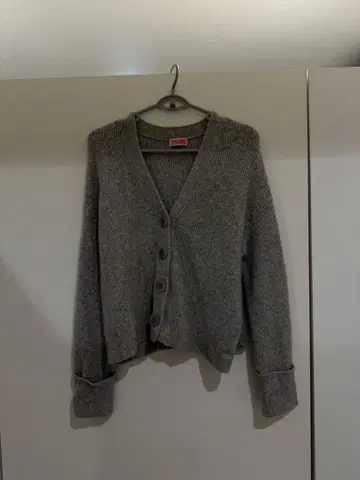 kate spade 케이트 스페이드 그레이 리브 가디건