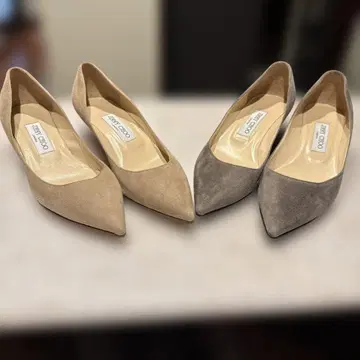 컨디션 최상 지미추 스웨이드 펌프스 37