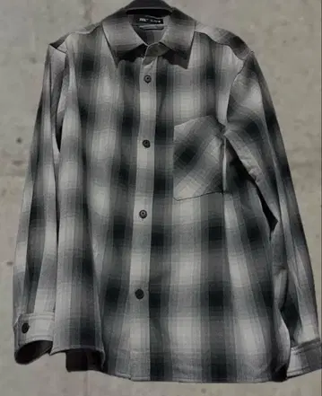 ZARA 옴브레 체크 셔츠