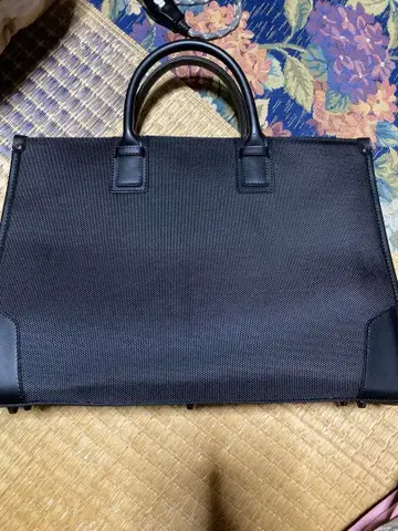 비즈니스 백 블랙 나일론 가죽