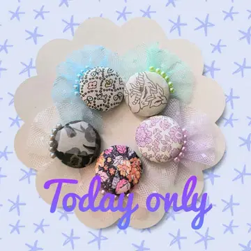 일상의 감사를 담아 금일 한정 리버티 머리끈 set