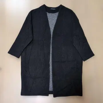 TRAVAIL MANUEL 롱 코트 울 혼방 블랙