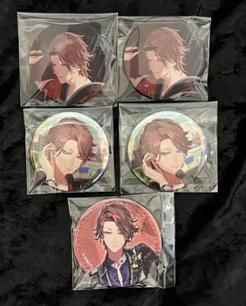 브라스 자두 캔뱃지 세트