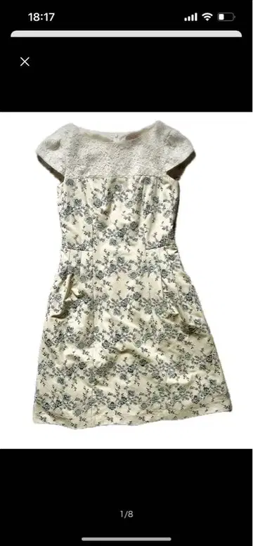 TOCCA 무릎 기장 원피스