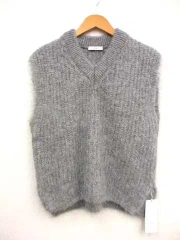 미사용 ATON 에이트 24AW ALPACA FUR V넥 베스트 2