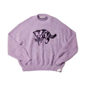 SUNANEKO Mohair Touch Knit (Lavender) M