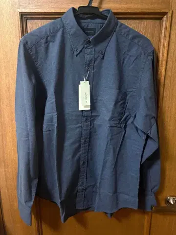 유나이티드 애로우즈 택 포함 새상품 셔츠 L 네이비 NATURAL FIT