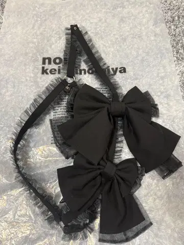 noir kei ninomiya 원숄더 리본 하네스