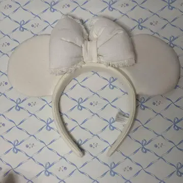 미니 머리띠 화이트