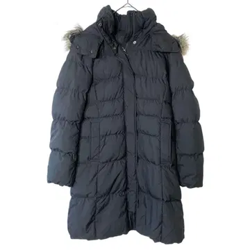 유니클로 블랙 다운 자켓 탈부착 가능 후드 부착 새상품급