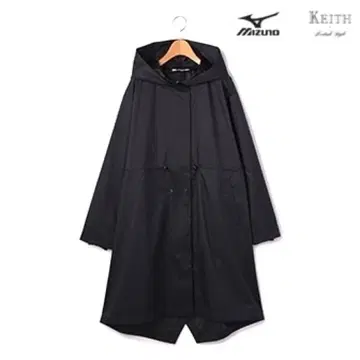 미즈노 x 키이스 컴팩트 레인코트 블랙 Mizuno KEITH