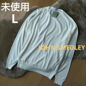 미사용 L 울 100% 긴팔 니트 존스메들리