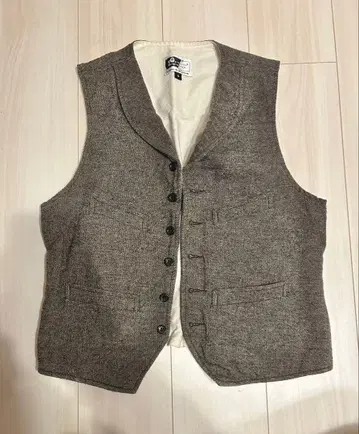엔지니어드 가먼츠 트위드 베스트 베드포드 베스트
