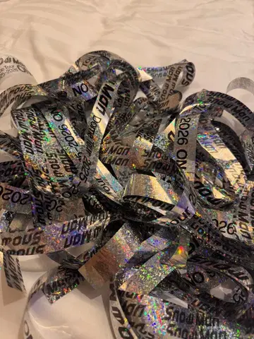 SnowMan 은색 테이프 은테