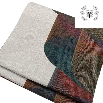 1650 화 후쿠로 오비 기하학 추상 아트 모던 그레이