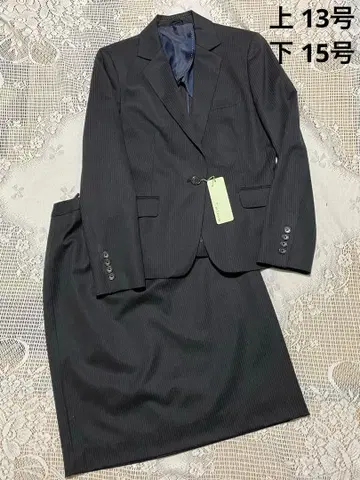 [ 미사용 ] 블랙 x 스트라이프 취업 정장