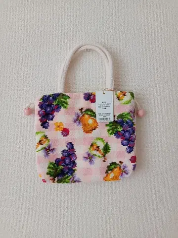 FEILER 페이 부르고뉴 손잡이 복조리 백 새상품 미사용