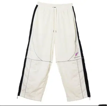 계속 한밤중이면 좋을 텐데. 나일론 팬츠 (White)