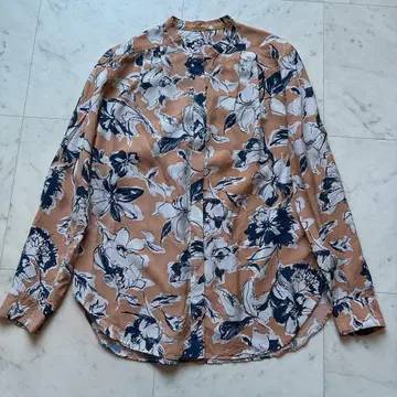 투모로우랜드 휴프노스플라워 스탠드 카라 블라우스 꽃무늬 긴팔