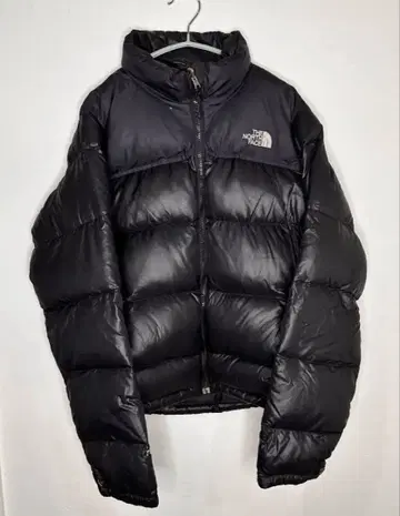 The North Face 블랙 다운 자켓 눕시