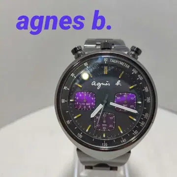 agnes b. 에네스베 츠노크로노 손목시계 V655-7010 퍼플