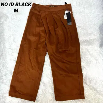 [ 미사용품 ] NO ID BLACK 노아이디 랩 배기 팬츠 M