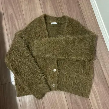 라운지 드레스 페더 가디건